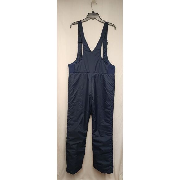 Beaver Creek Bib Overall Pants Mens Medium Navy Blue Nylon Snow Ski Coveralls - Picture 4 of 5